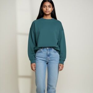 Women’s Comfort Code Teal green Sweatshirt Size petite small